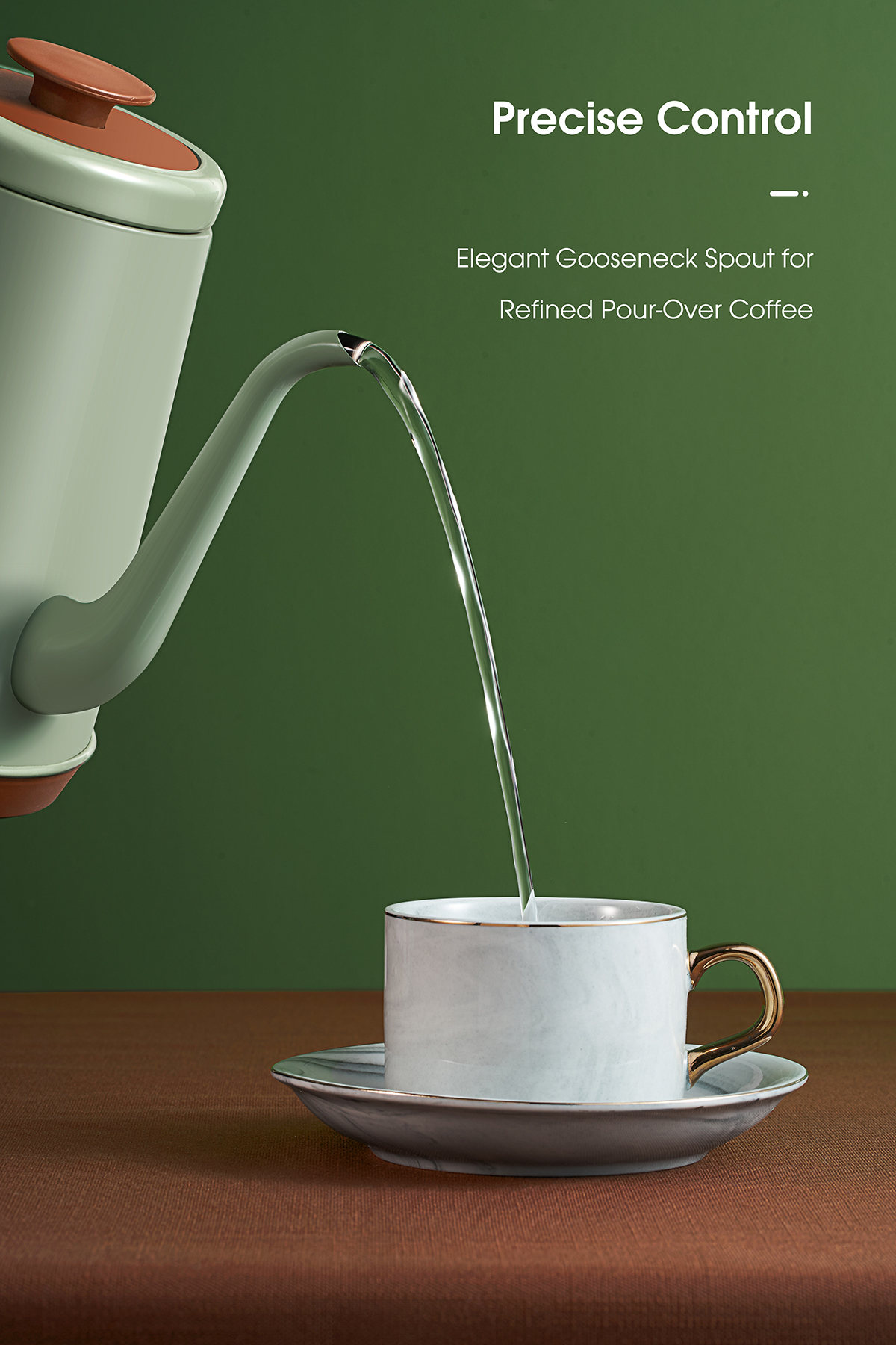 ELECTRIC KETTLE Gooseneck Stainless Steel BPA Free Pour over