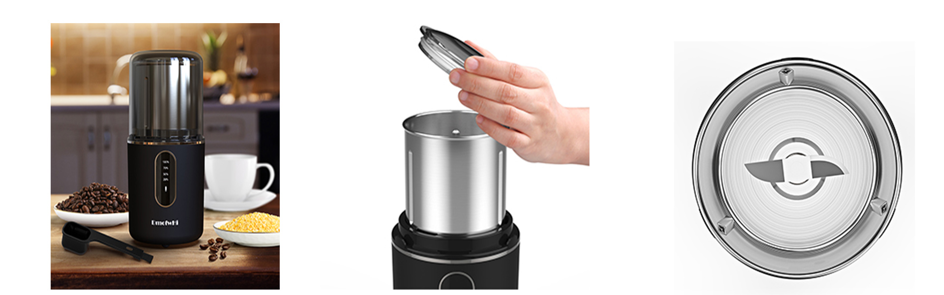 Black Coffee Grinder-Coffee Grinder-DmofwHi